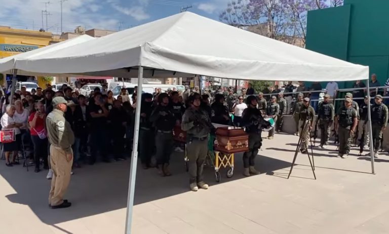 Despiden Con Honores A Oficial Ca Do En El Penal De La Pila Slp