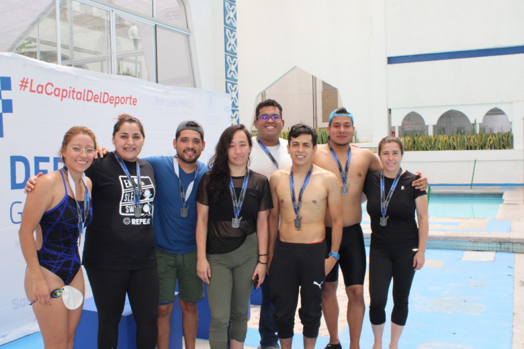 Realizaron competencias de squash y natación en Foro Salud y Deporte -  Noticias de San Luis Potosí