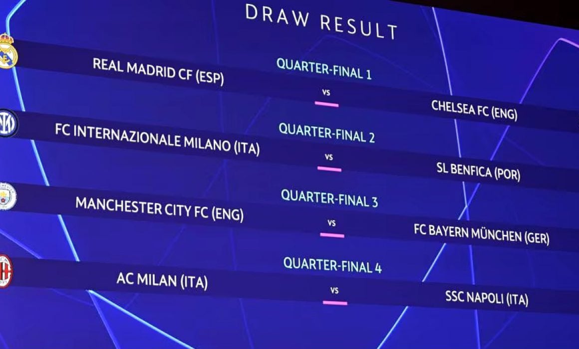 Definidos los cuartos de final de la Champions League - Noticias de San ...