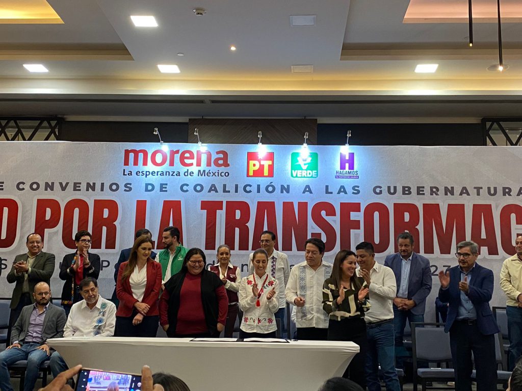 Firman En Slp Coalición De Morena Pt Y Pvem Para Gubernaturas Noticias De San Luis Potosí 4988