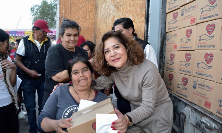 Municipio de SLP ayuda a 2,800 familias con despensas nutricionales