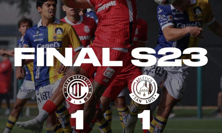 Empate en la ida de cuartos entre Atlético de San Luis y Toluca