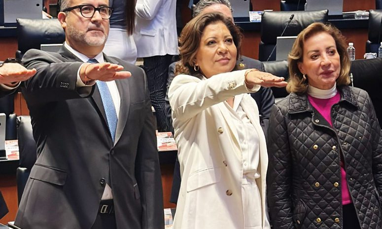 Rinde protesta Estela Arriaga como Senadora de la República