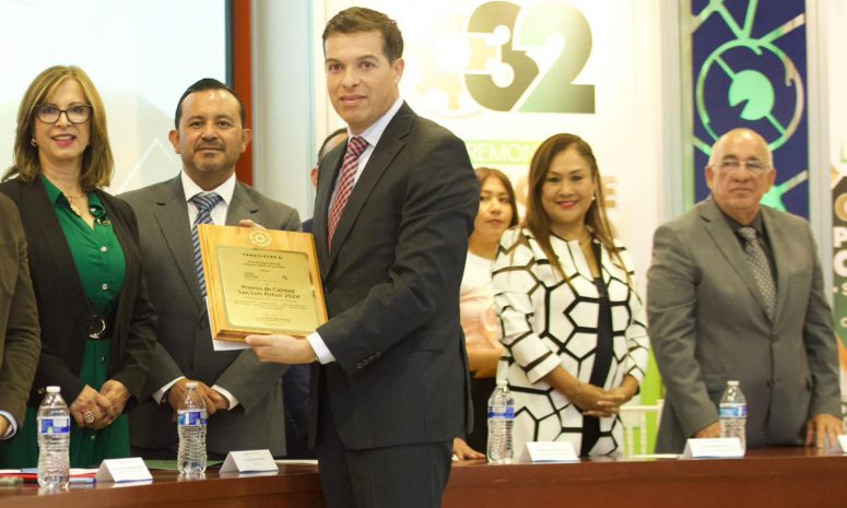 Entrega Canacintra Premio de Calidad 2024 a empresas potosinas