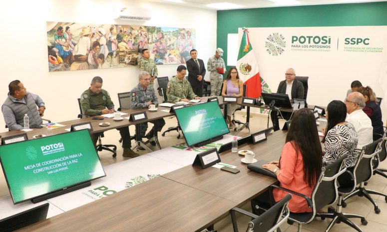 Destaca Seguridad estatal logros pese a desinterés de Ayuntamiento de SLP