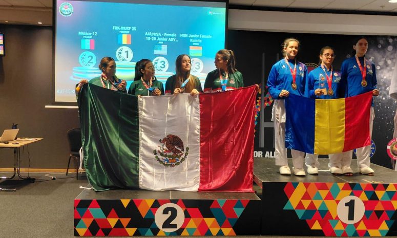 Atletas potosinas destacan en Mundial de Karate en Suecia