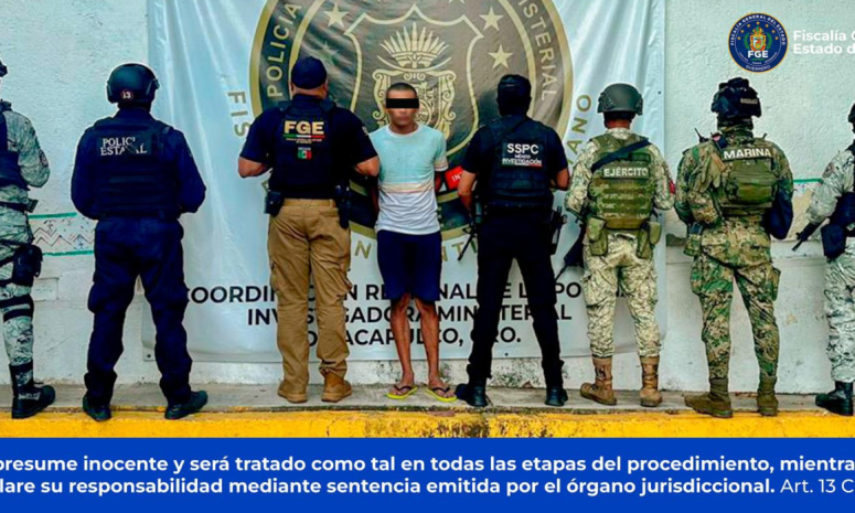 Detienen a otro presunto homicida de un taxista en Acapulco