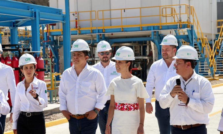 Inaugura Sheinbaum Central de Ciclo Combinado de la CFE en Villa de Reyes