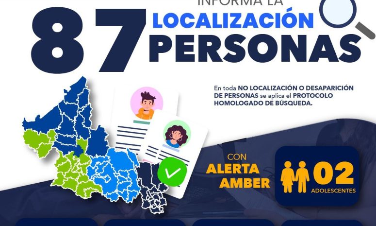 Localiza FGESLP a 87 personas en julio y las reintegra con sus familias