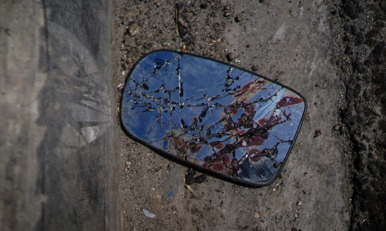 Así luce la escena donde murió una menor tras volcadura en Mexicali