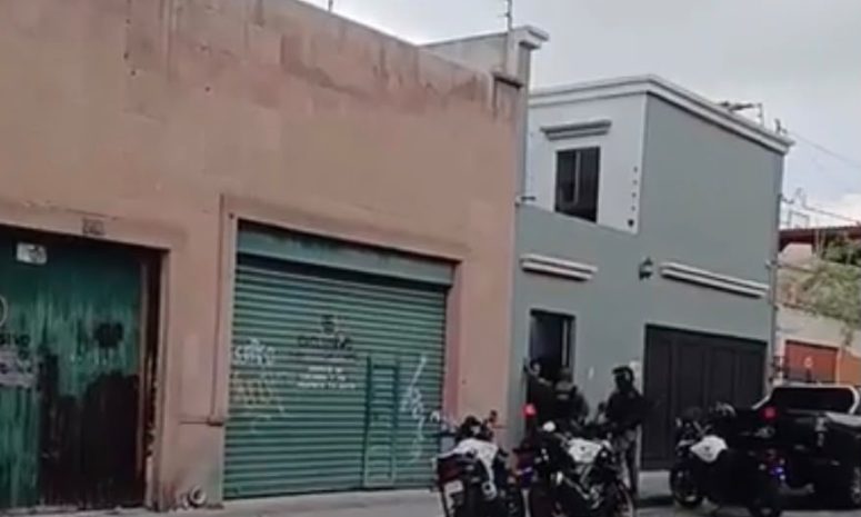 Balacera en Centro Histórico de SLP; atacaron una vivienda