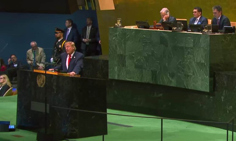 Advierte Trump a México y presume control de Venezuela en la ONU