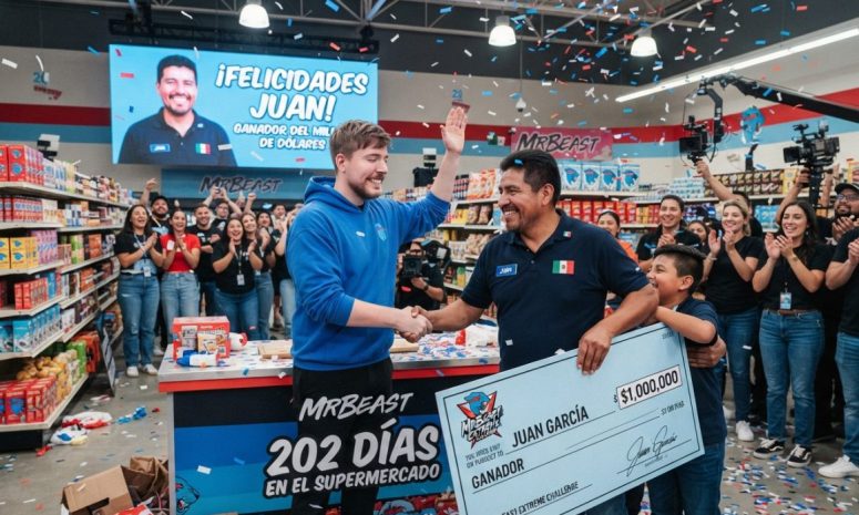¡Orgullo mexicano! Juan García gana el reto viral de MrBeast