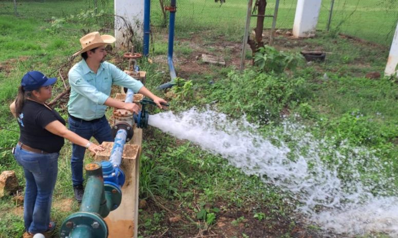 Rehabilitan sistema de agua que llevaba años sin operar en El Naranjo