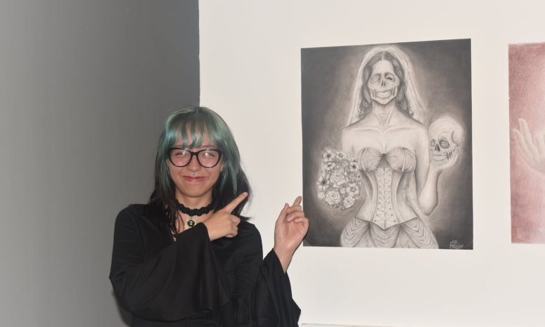 Jóvenes del Cobach exhiben sus obras en museo de SLP